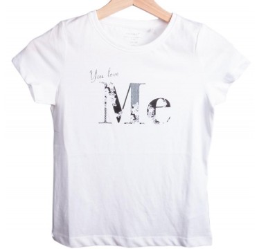 name t-shirt con stampa sul davanti b.na mod.nkffia